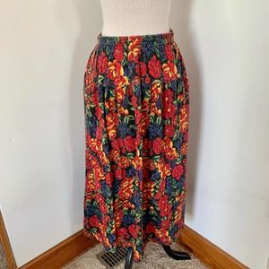 Women’s Vintage Spanish Inspired Maxi Skirt